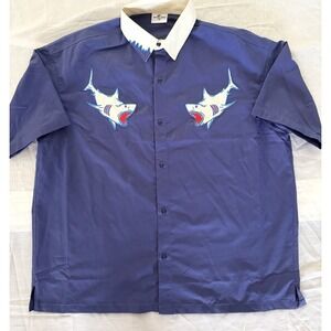 Universal Studios Japan JAWS Men's Button-Up Shirt Size M. RARE